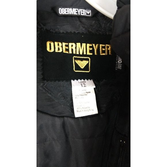 Vintage Obermeyer Skiwear black nylon ski / snowboard jacket - Picture 4 of 9
